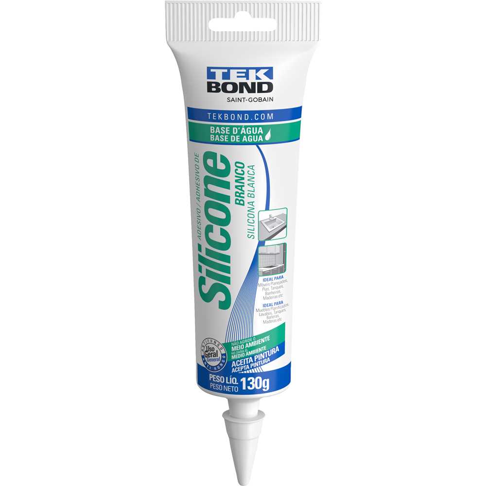Borracha de silicone a base d'agua 130g