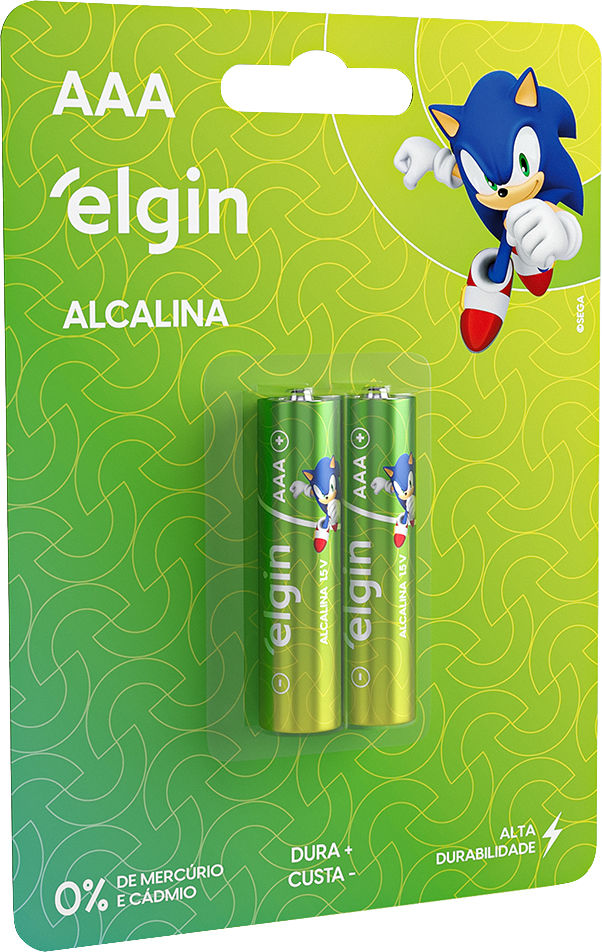Pilha alcalina palito