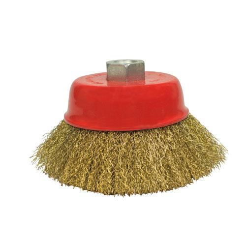 ESCOVA DE AÇO COPO 100MM ONDULADO
